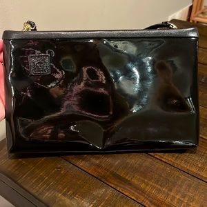 Anne Klein for Calderon Vintage Patent Leather Bag